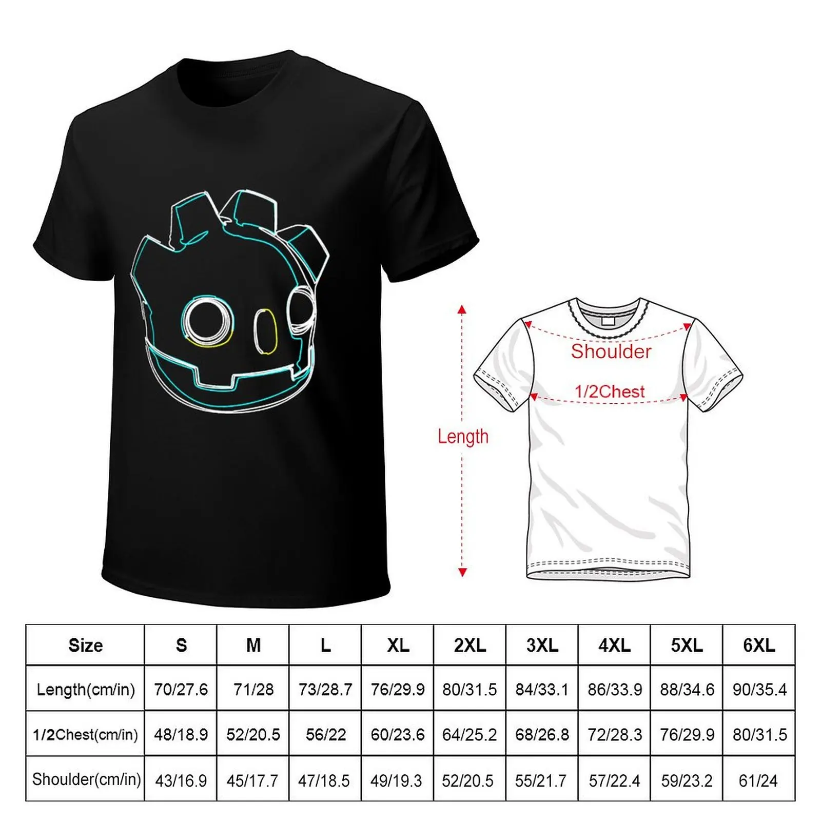 Godot Engine Face T-Shirt Gym Exercise Short Sleeve T-Shirt
