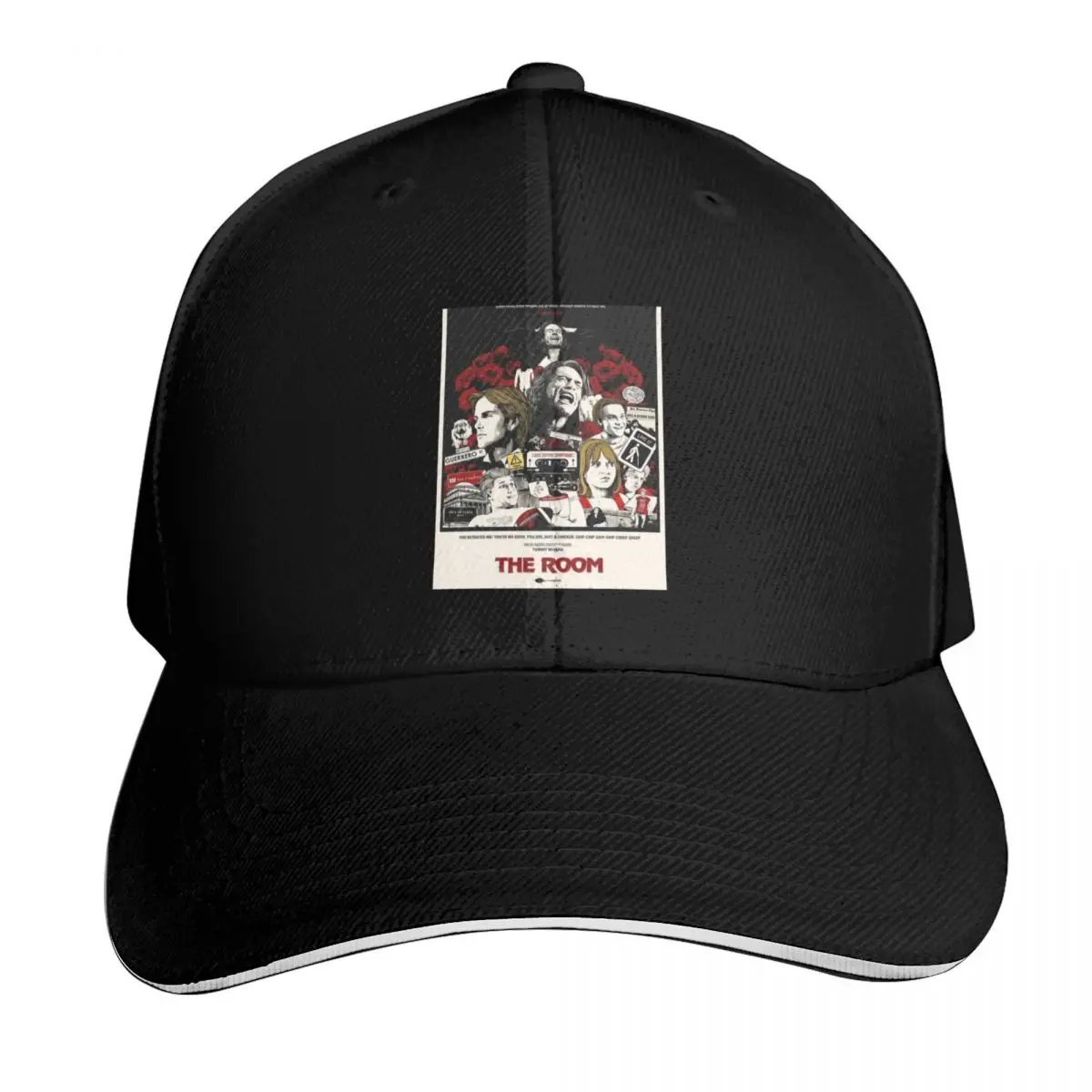 The Room poster Baseball Cap Contrast Two Tone Brim Snapback Flat Bill Strapback Dad Hat