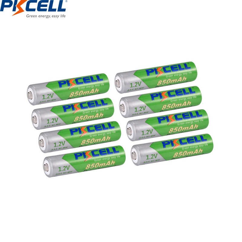 PKCELL 8-32PC 2200MAH AA Rechargebale Battery + 8-32PC AAA 850MAH 1.2V NI-MH AAA/AA rechargeable batteries free battery BOX