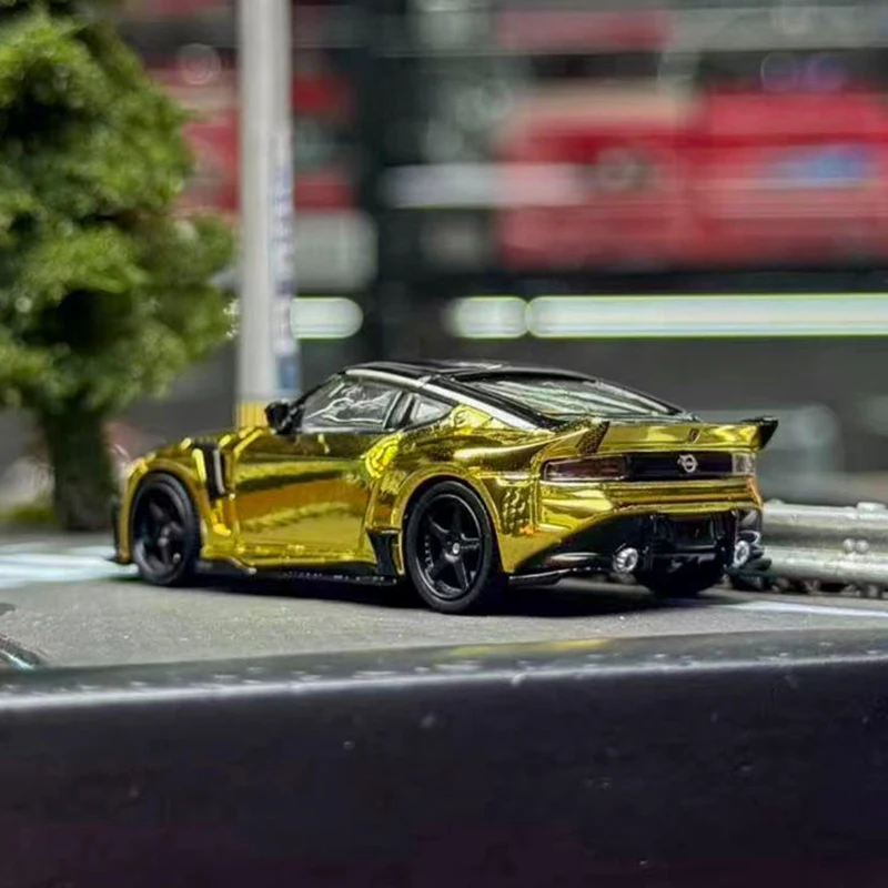 MINIGT 1:64 مقياس 985 Z الحجاب FFZ400 سبيكة محاكاة نموذج سيارة جمع عرض لعبة مزخرفة هدية #5