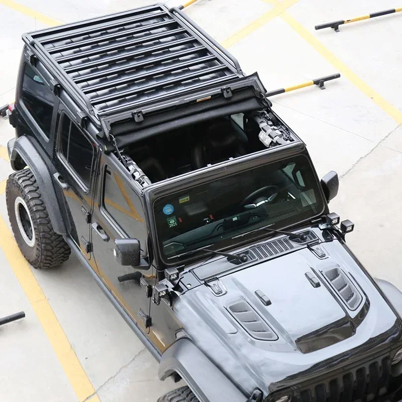 Aluminum Roof Rack for Jeep Wrangler JL Accessories Roof Lage for Jeep Wrangler Cargo Cer