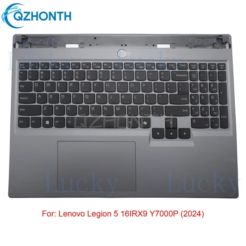 

f New For Lenovo Legion 5 16IRX9 Y7000P (2024) Palmrest w/ White Backlit Keyboard