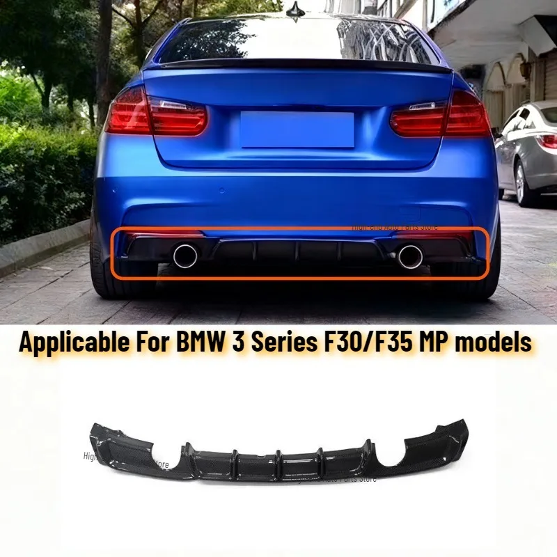 لسيارات BMW 3 Series F30 F35 MP Sport Sedan 2013-2019 المصد الخلفي السفلي الناشر الشفاه الملحقات الخارجية سبويلر الفاصل مجموعات الجسم #1