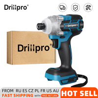 Drillpro Cordless Electric Screwdriver Rechargable Electric Drll Driver 1/4 inch Power Tools For Makita 18V Battery