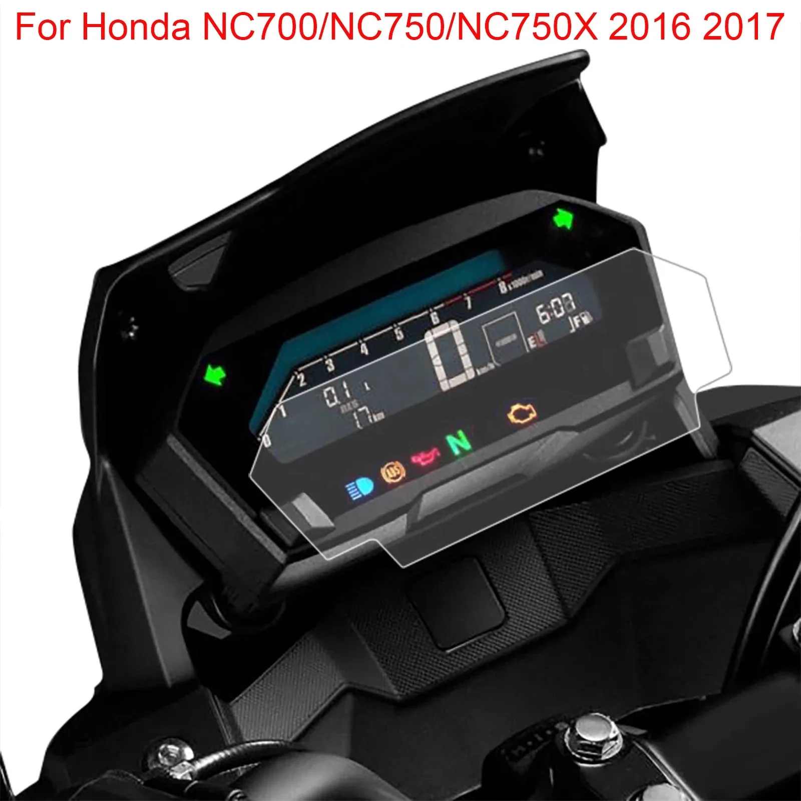 Pelindung layar dasbor selaput pelindung dasbor, lapisan pelindung dasbor untuk Honda NC700 NC 750X2016 2017 NC750X 750X 2021