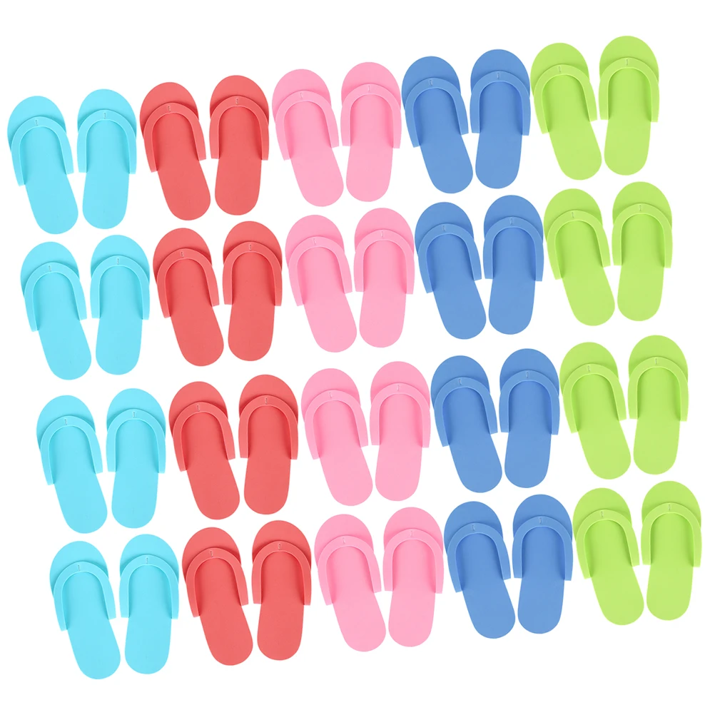 24 Pairs رغوة باديكير النعال إيفا المتاح صالون الشاطئ المنزل الفنادق سبا السفر تنفس استخدام واحد يتخبط