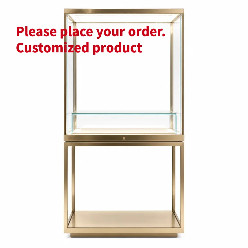 custom.High-End Jewelry LED Lighting Minimalist Lines Customizable Colors Transparent Shadow Design Customizable Dimensions