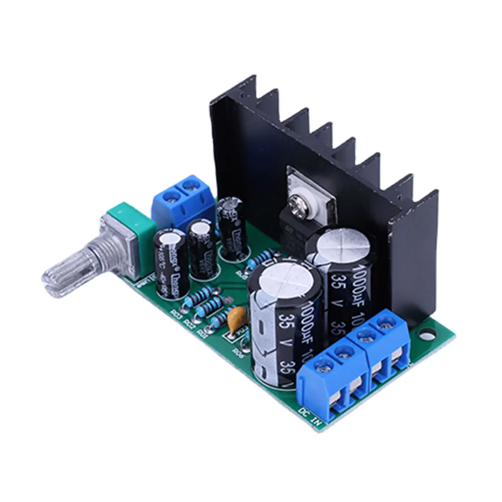 TDA2050 Mono Audio Power Amplifier Board 1-2A Audio Amplifier Module 1-Channel Audio Amplifier Output Module DC/AC 12-24V