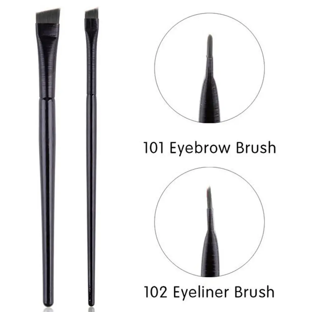 Eyebrow Eyeliner Brush Small Angled Small Angled Eyebrow Brow Tools Cosmetics Up Make Brushes Brush Brush Liner Contour 1Pc J0S6