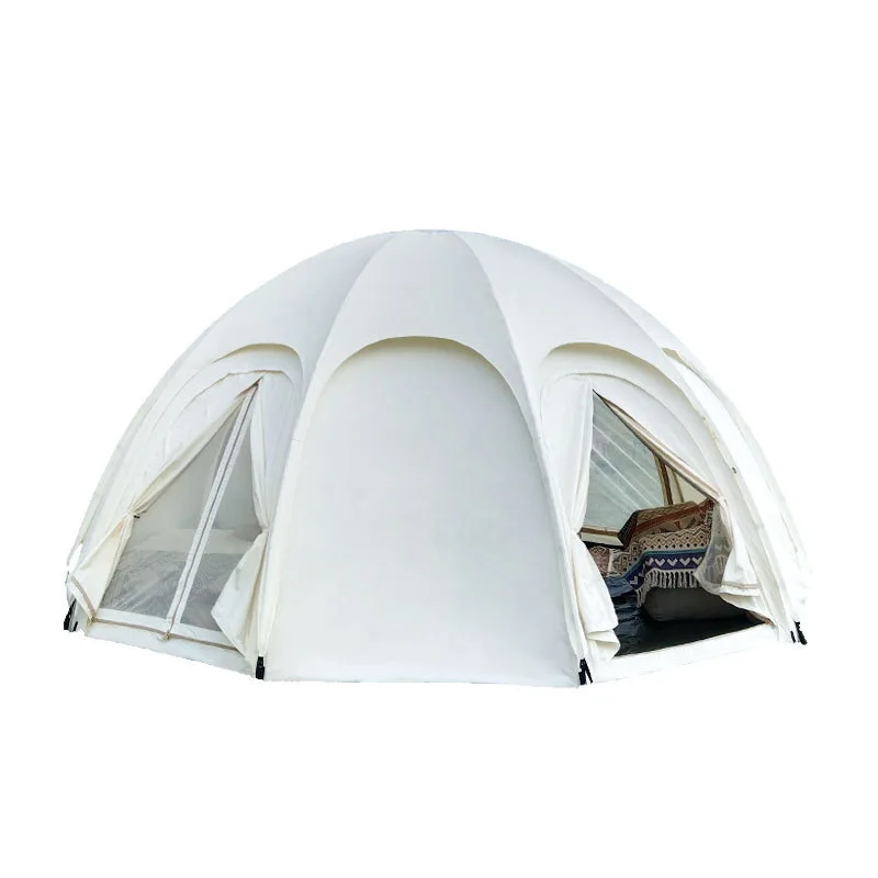 Luxe Outdoor Halve Bol Tent Met Sky View, Zonnescherm En Regen Bescherming Koepel Campingtent Met Sterrenhemel Uitzicht