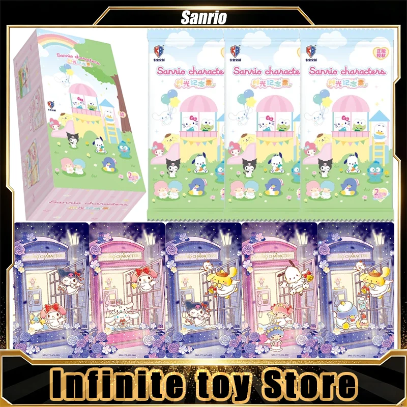 

KABAO Sanrio Card Time Ticket Stub Vol.1 Genuine Anime Trading Cards Mystery Box Set Board Game Toy Birthday Gift for Boys Girls