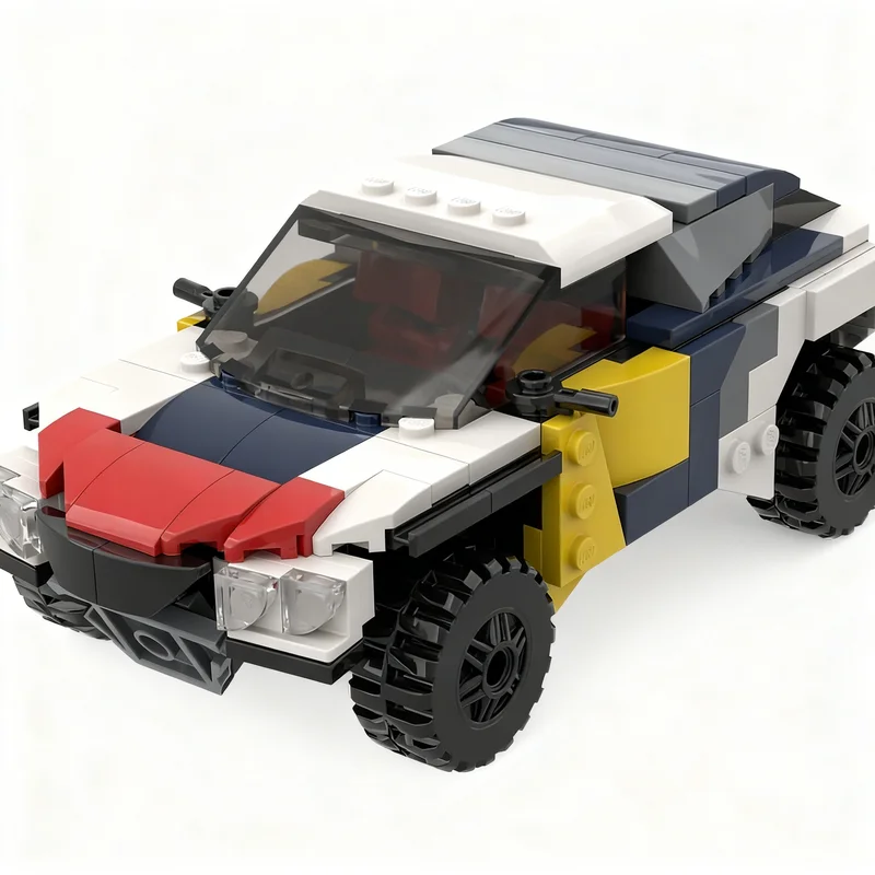 

296pcs MOC Peugeot DKR City Champions Model Building Blocks Construction Toy Christmas Gifts DIY Creative Idea Education Brick