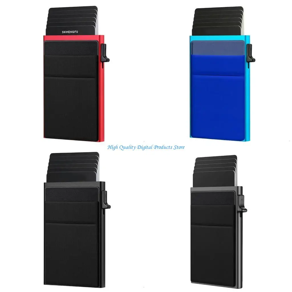 

U2JE Экранированный держатель для карт с боковым нажатием, не закрывающий органайзеры с несколькими слотами для карт