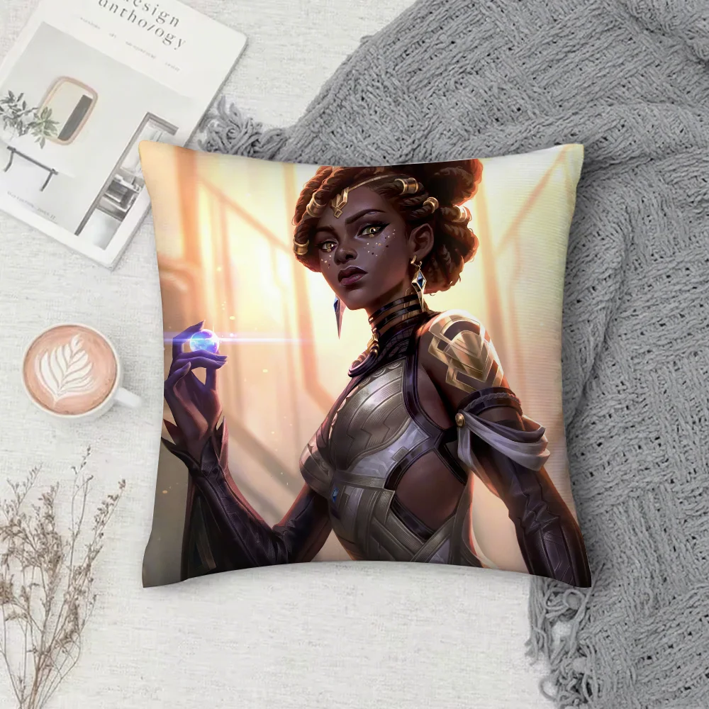 Arcanes الموسم 2 فيكتور كيس وسادة مربع المخدة على الوجهين الطباعة قصيرة أفخم غطاء وسادة أريكة غرفة نوم #4