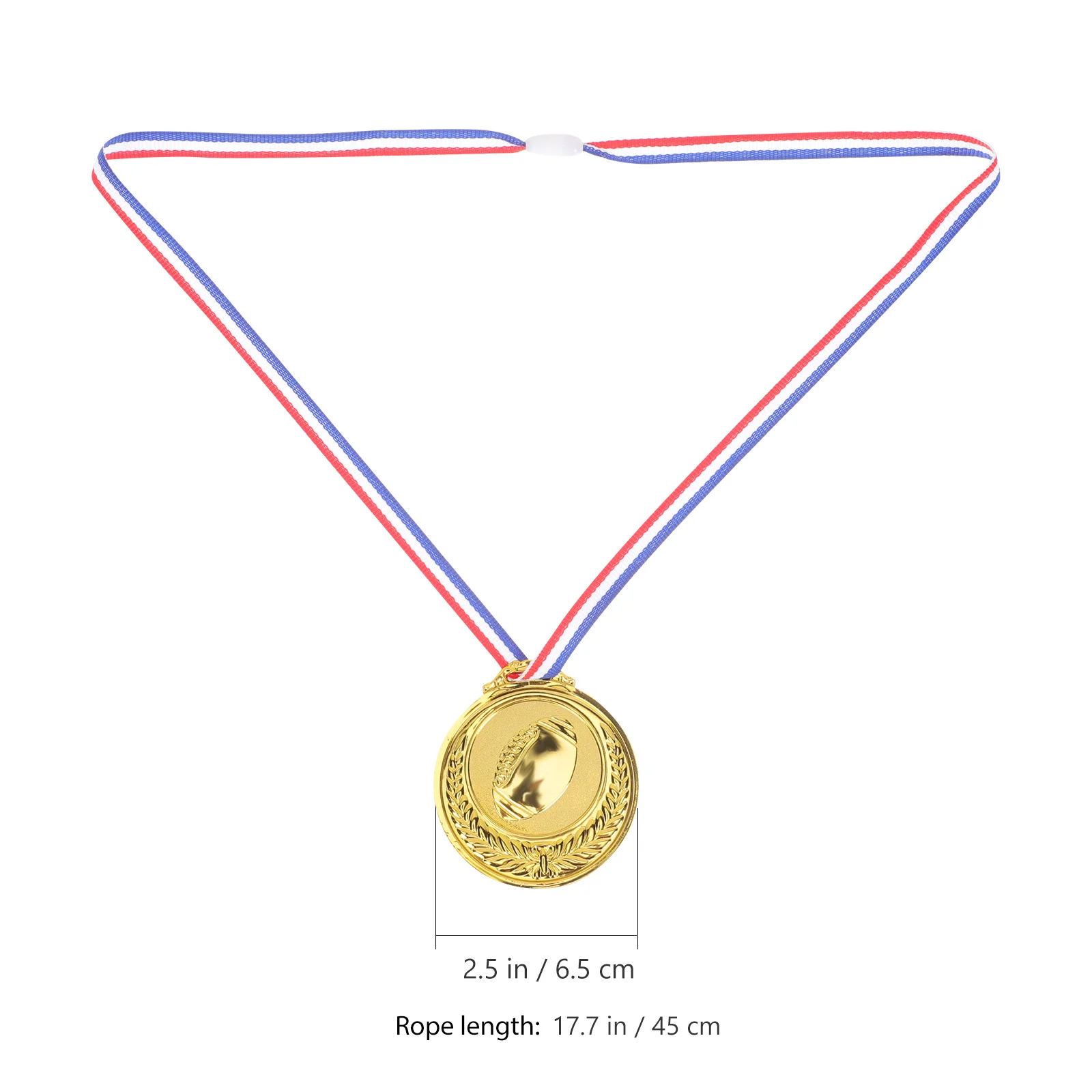 

6 шт. оливковые спортивные медали, декоративные медали победителя для детей, вечерние школьные игры, аксессуары для соревнований, искусственная медаль