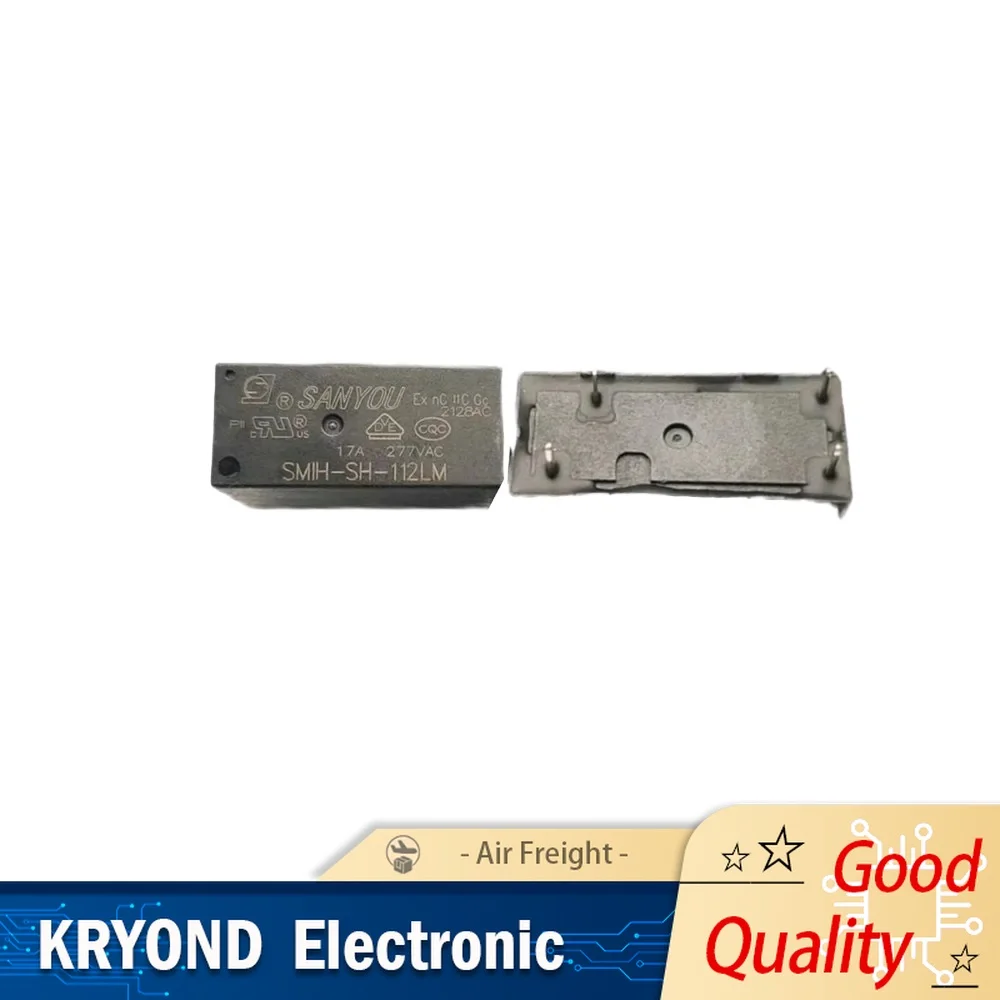 5 قطعة مرحل عالي الطاقة SMIH-SH-112LM 12 VDC 17 A 4 Pin لـ Sanyou #1