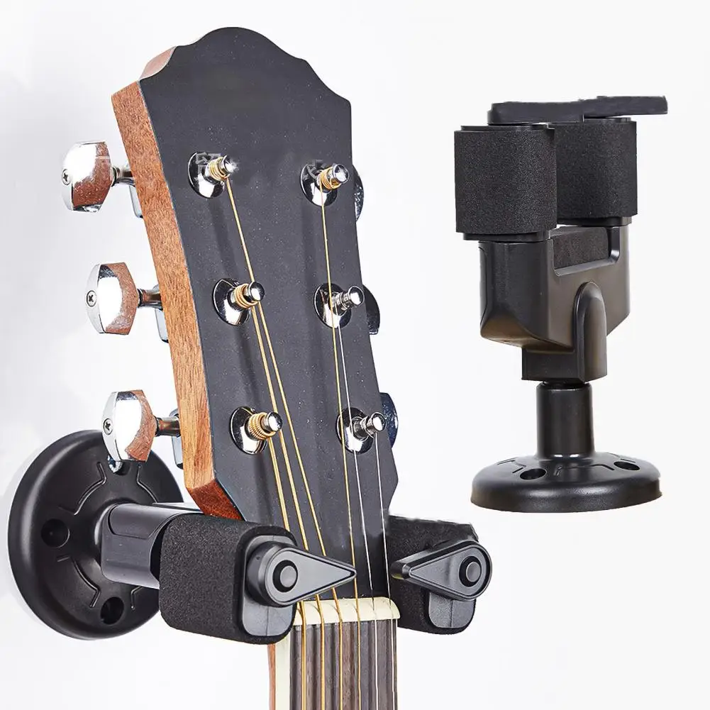 Auto Lock Hanger Wall Mount Convenient ABA Easy Installation Guitar Holder for Acoustic Electric Bass Guitar Guitar Hanger Hook