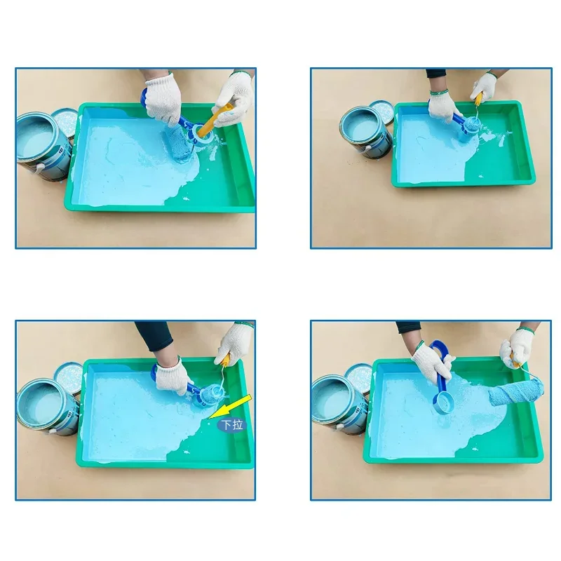 1PC Roller Saver Cleaner Super Easy Clean Tools Verfroller Spinner Brush Cleaner voor het reinigen van hoesmuurschildergereedschappen