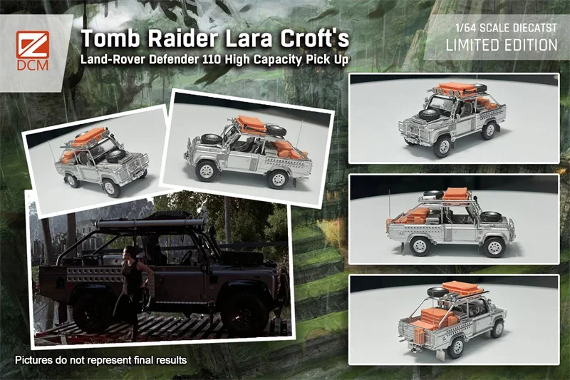 (Pre-order) DCM 1:64 Land Rover Defender Tomb Raider Limited999 Diecast Model Car