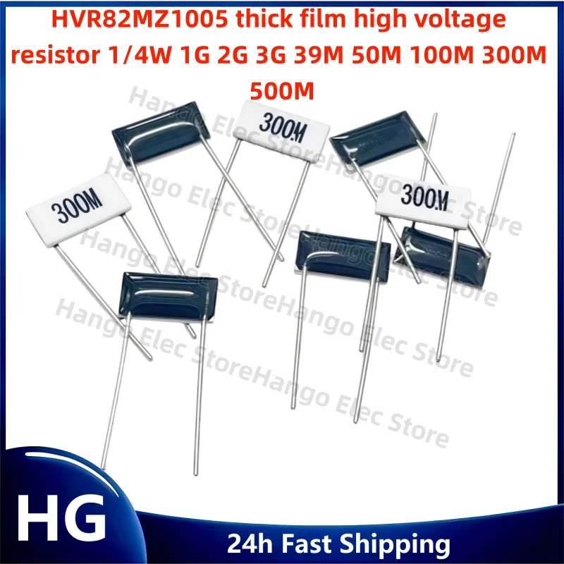 

Newly-made HVR82MZ1005 thick film high voltage resistor 1/4W 1G 2G 3G 39M 50M 100M 300M 500M