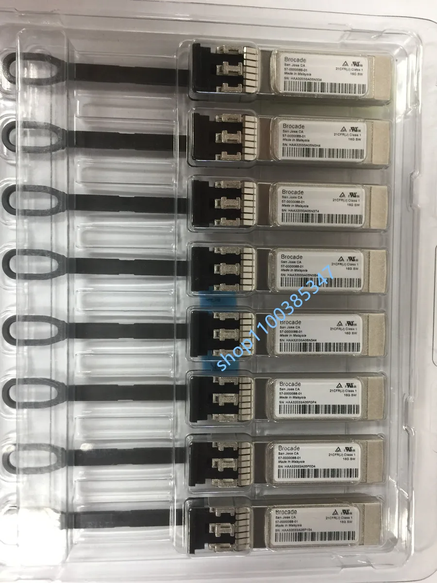 1 szt. brokat sfp 16gb 57- 0000088 -01 16G SW 850NM SFP+ Używany w modułach portów przełącznika 6520,6510,6505 16g Sfp+ Konwerter światłowodowy