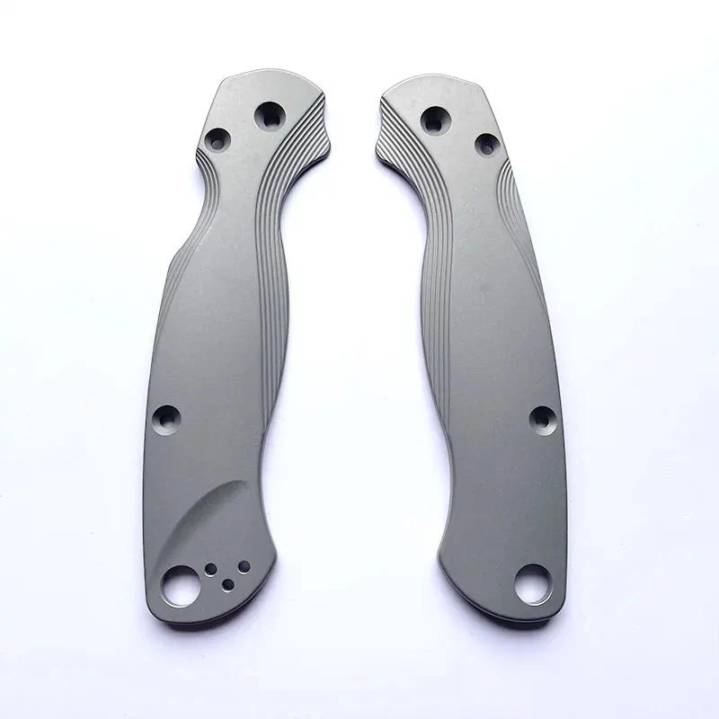 1 Pair Titanium Alloy Blade Handle Patch for C81 Knife Titanium Alloy Para 2 Patch DIY Accessories