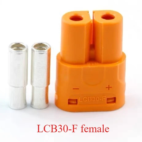 Amass DC Plug LCB30 Copper Silver Plated Lithium Battery Connector For Smart Appliance Male Or Female LCB30-F LCB30-M