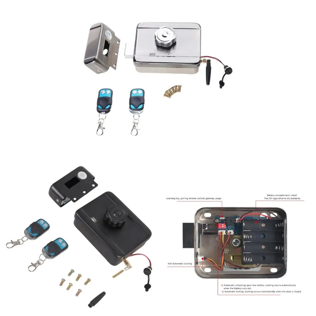  Door Lock Invisible Intelligent Door Lock with Remote Control Door Lock