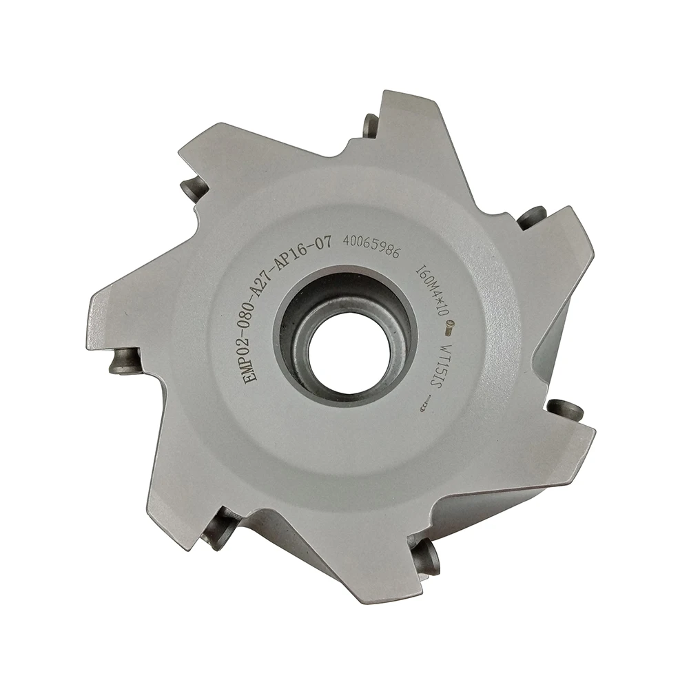 ZCC-fresado Indexable de hombro cuadrado, EMP02-080-A27-AP16-07, EMP02 Kr: 90 °