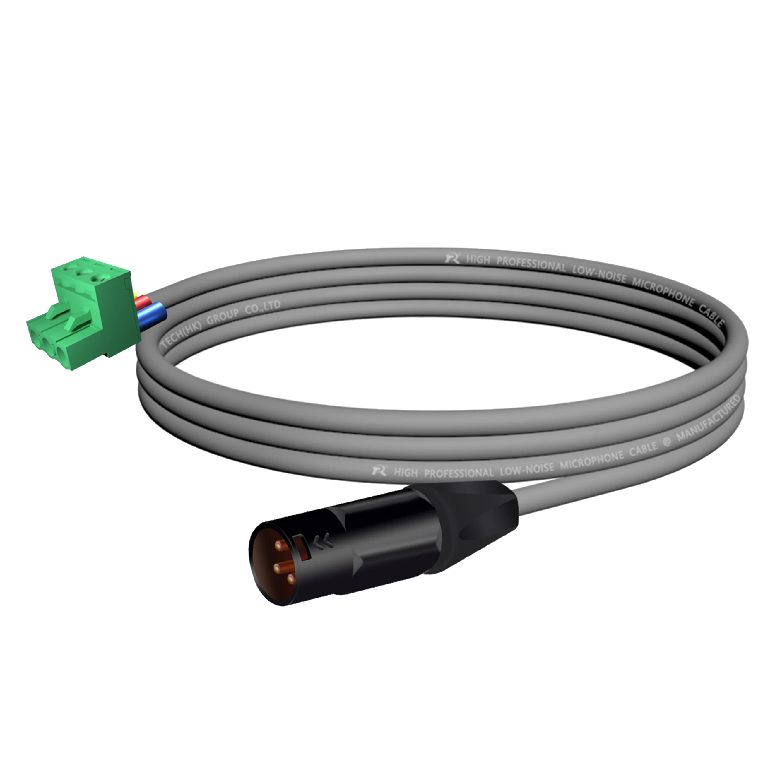 3-adriges XLR-auf-Phoenix-Terminal-Audiokabel ​ Entwickelt für Audio- und Industrieverbindungen, geräuscharm, symmetrische Audioübertragung – Detail 16