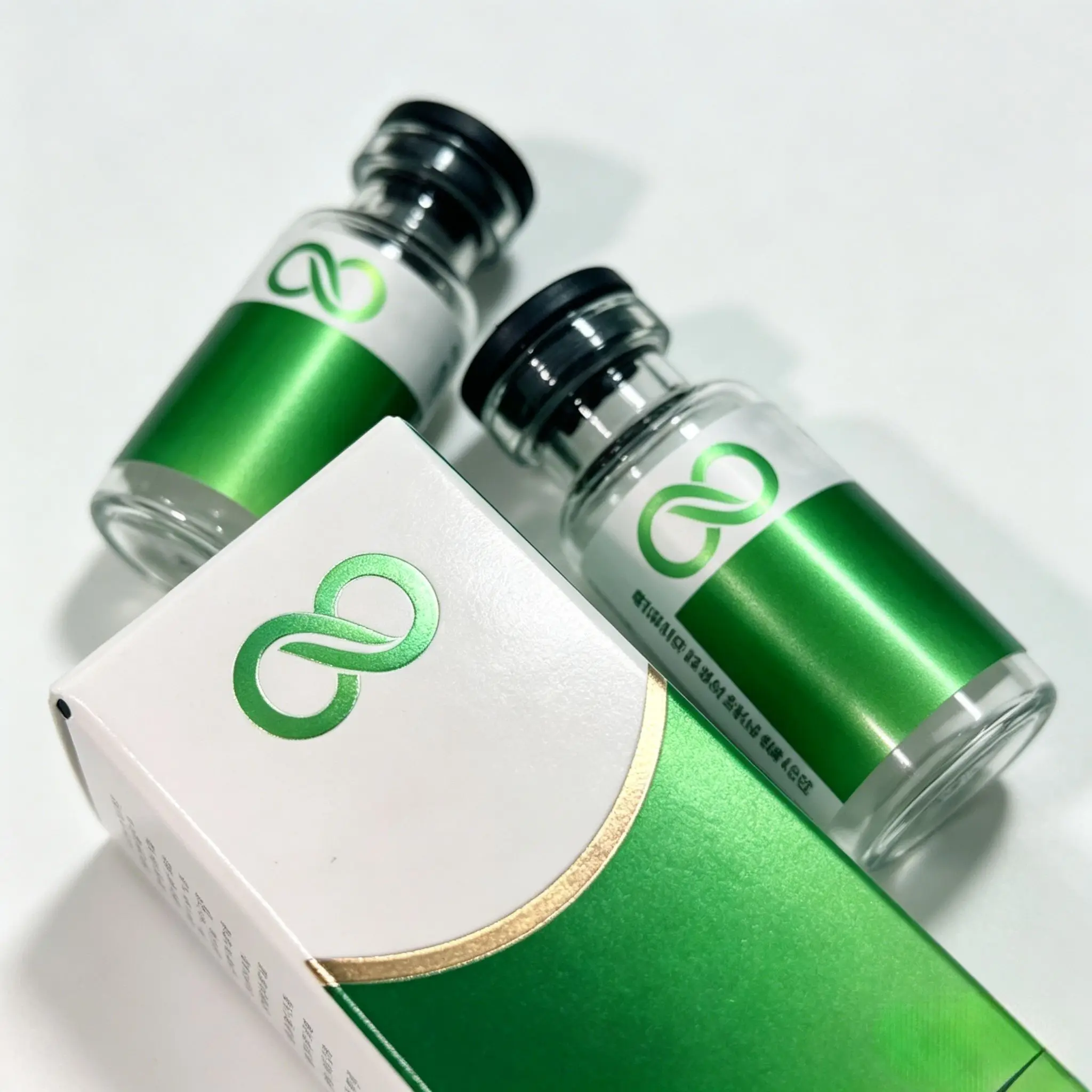 Safe Non-toxic Vinyl Labels,Complete Custom Peptide Decal & Box Set for 3ml 5ml 10ml Personal Care Packaging