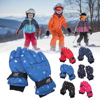 Kids Outdoor Gloves Winter Warm Thermal Ski Gloves Windproof Snow Mitten for Snowboarding Skiing Hiking Cycling Accessories