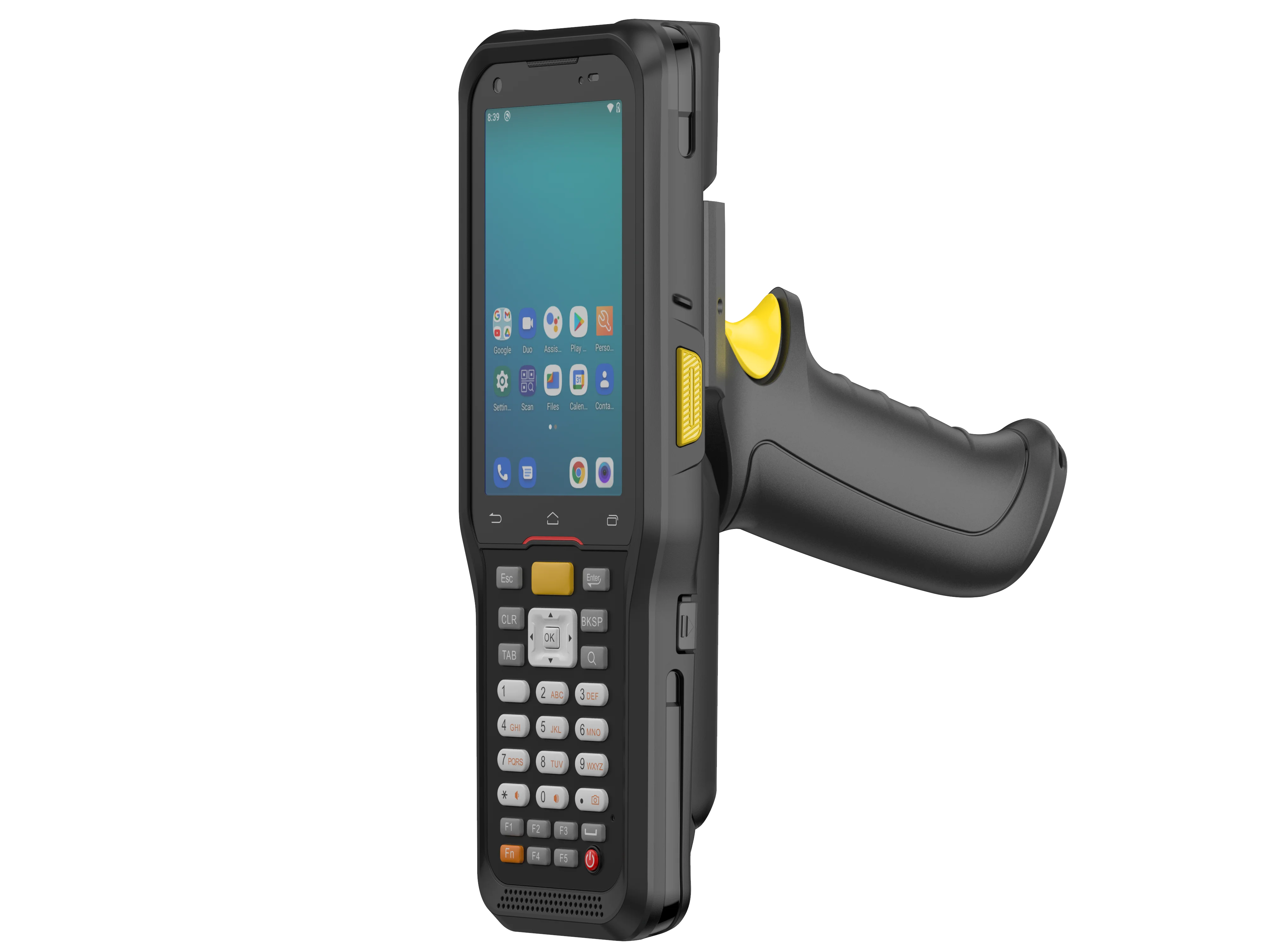 Terminal portátil android de 4 polegadas, pda robusto com pistola 2d zebra 4710 scanner coletor de dados nfc 4g 64g para inventário