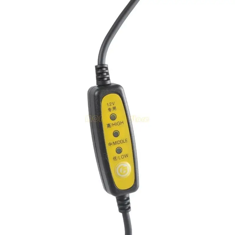 F62C Verstellbarer USB bis 12 V 5,5 x 2,1 mm Geschwindigkeitskabel für Lüftermotoren und LED -Leuchten