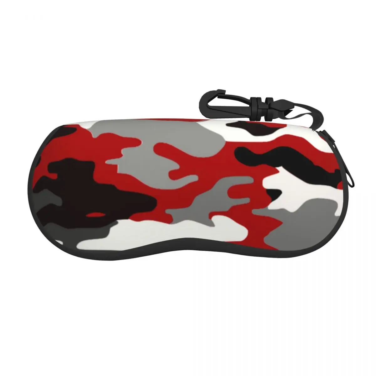 

Custom Red Camo Glasses Case Portable Camouflage Shell Eyeglasses Case Sunglasses Box