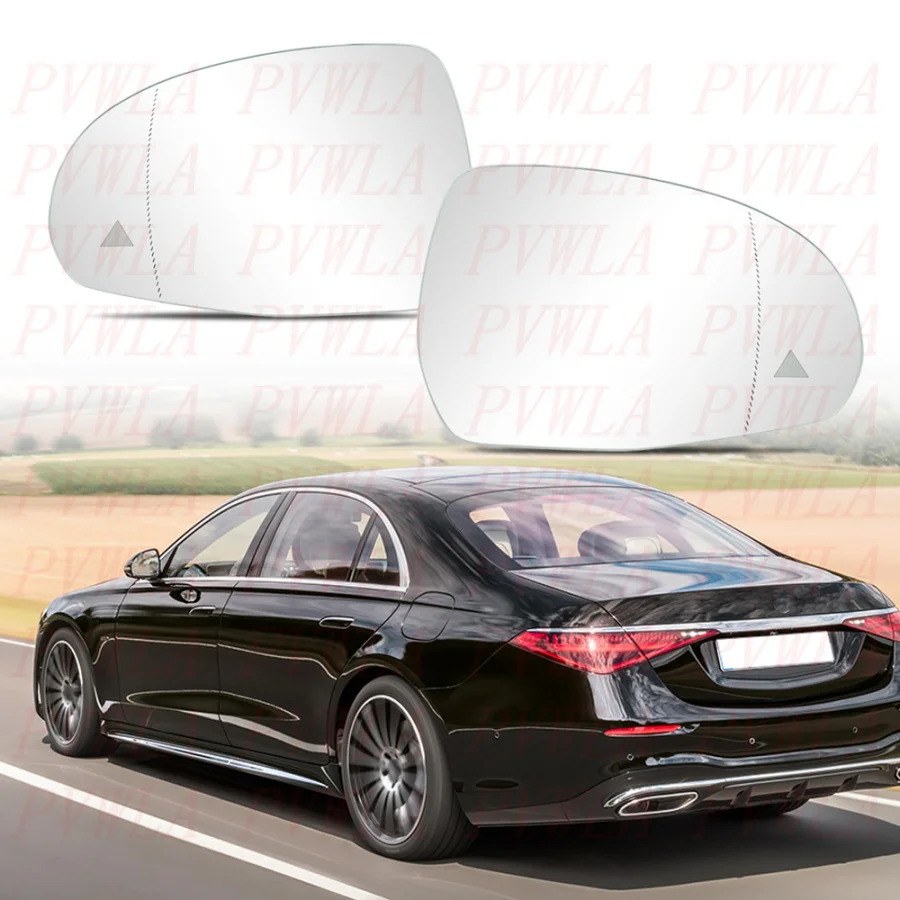Heated Blind Spot Side Mirror For Benz W206 W223 X254 EQE V295 V297 2022 2023 2024 Mirror Glass A0998104703 A0998108101