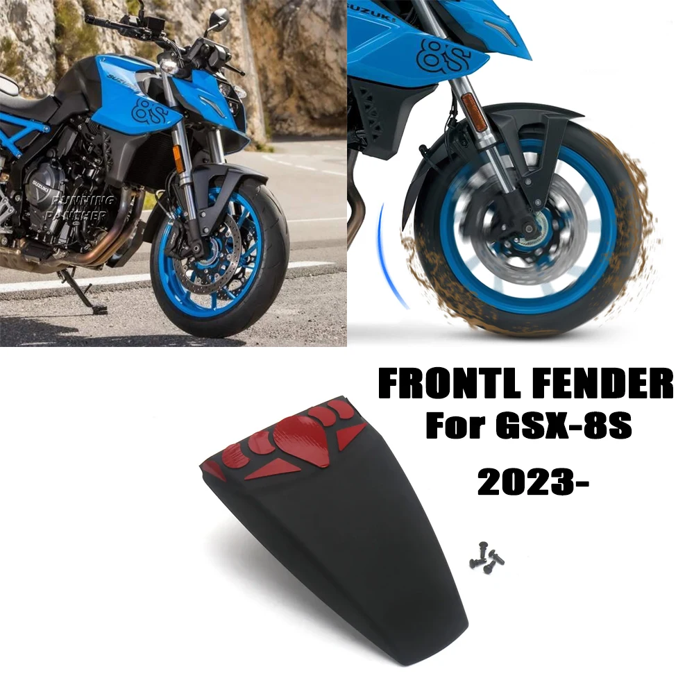 

NEW For Suzuki GSX-8S GSX 8S GSX8S 2023 2024 Motorcycle Accessories Mudguard Fender Front Wheel Extension Splash Guard