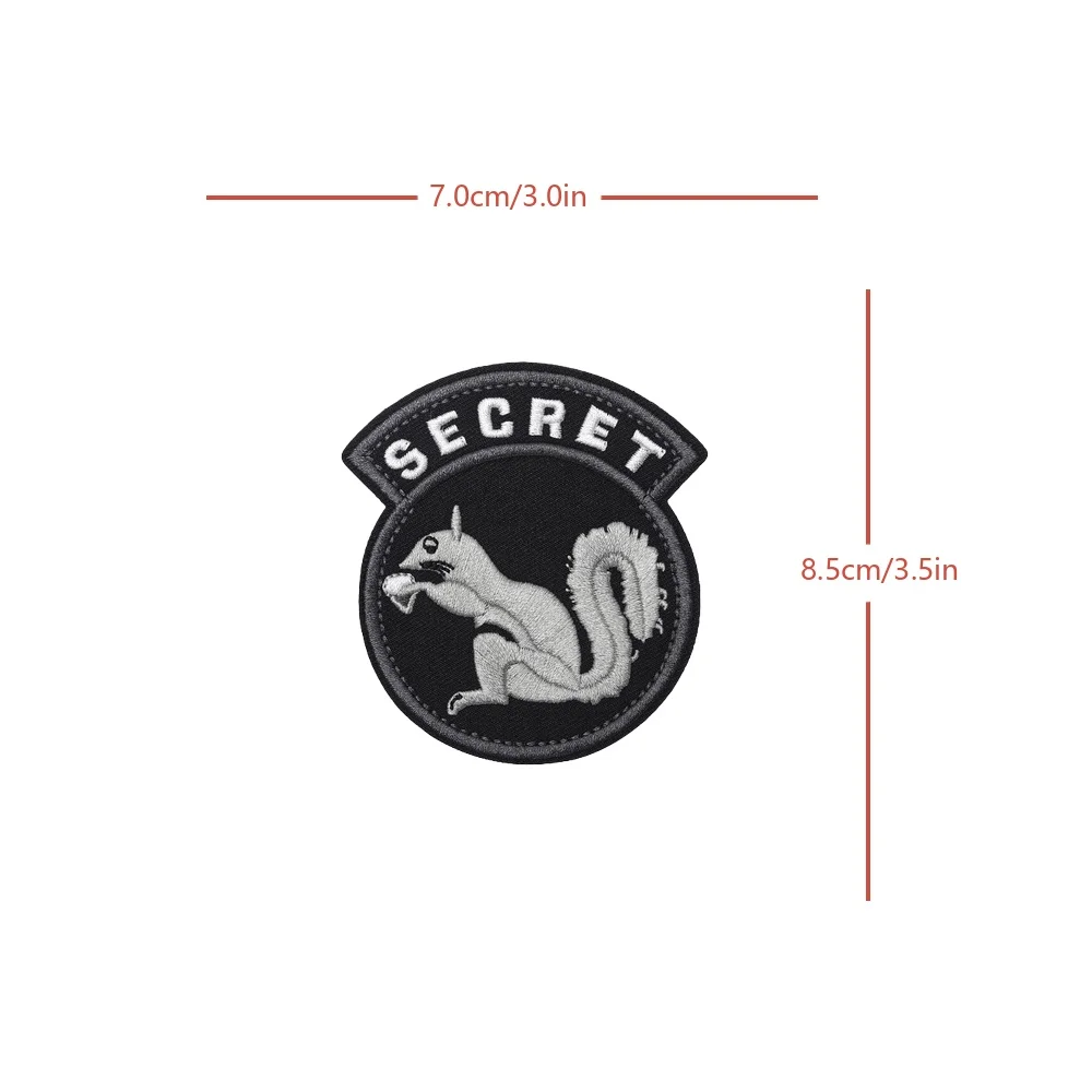 351st Air Refueling Force Intel Secret Squirrel Velcros Fun Patch Tactical Hook Loop Badge Sticker for Cap Jeans Backpack - view 5