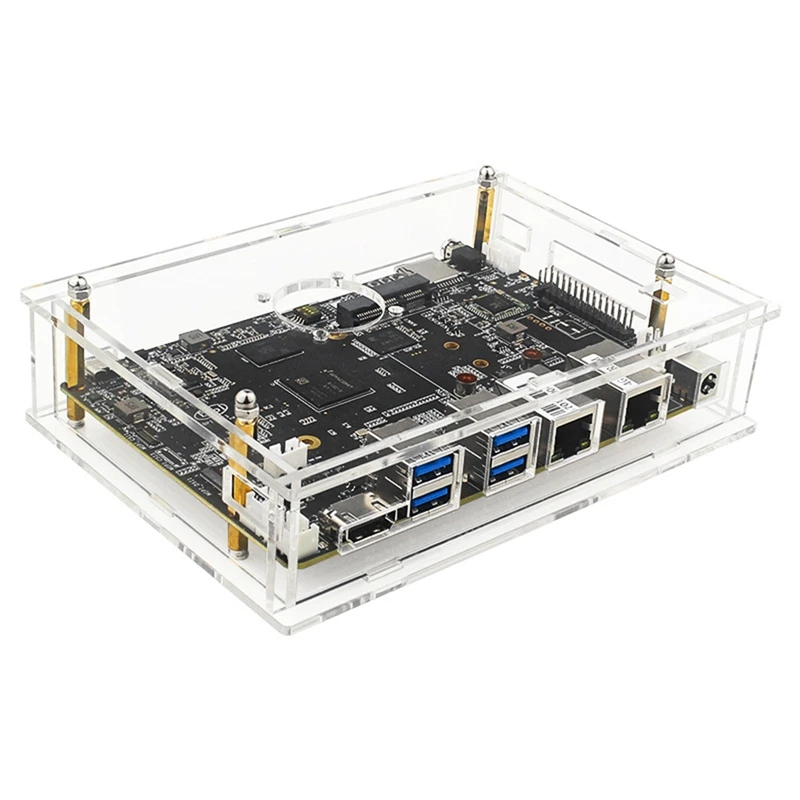 For Banana Pi F3 BPI-F3 Acrylic Case Transparent Shell Protective For Banana Pi BPI-F3 Development Board With Fan