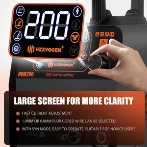 HZXVOGEN 3 in 1 MIG/TIG/MMA SEMIAUTOMATIC WELDING MACHINE HVM200 WELDER SEVELER 12 Main Sales Machine Welding Inverter - №8