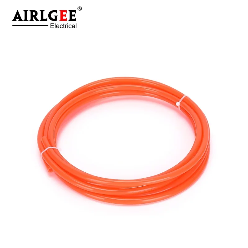 

12mm x 8mm Fleaxible PU Tube Pneumatic Polyurethane Hose 5M Length Orange