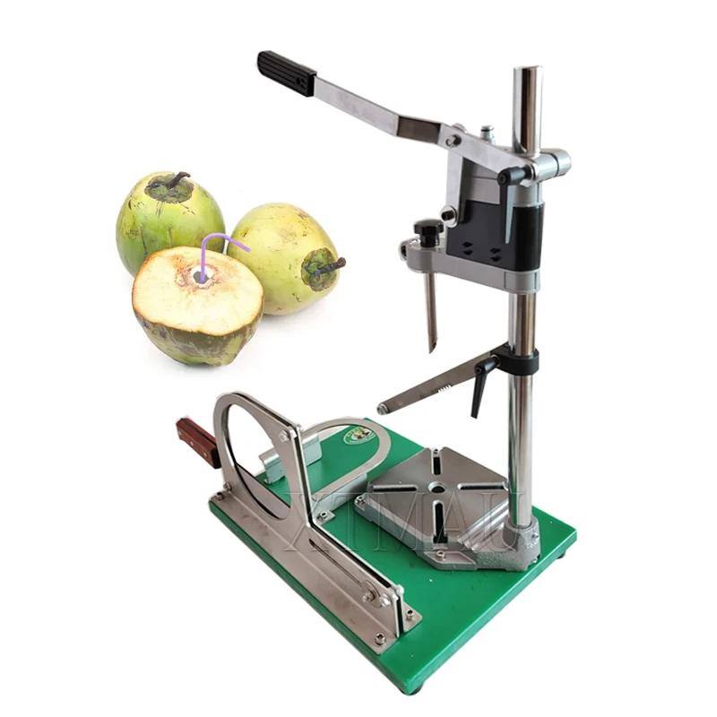 Coconut Cutter Manual Opening Coco Machine Save Effort Stainless Steel Capping Cover Drilling Machine