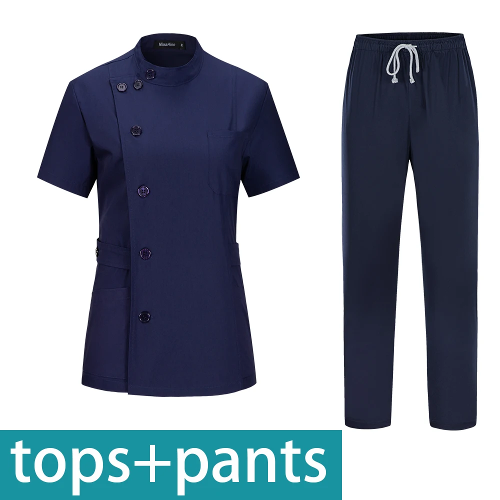 Uniformes médicos para mulheres, Scrubs Sets, Tops, Calça, Acessórios de enfermagem, Roupas cirúrgicas, Salão de beleza, Clínica Odontológica, Pet Lab Workwear