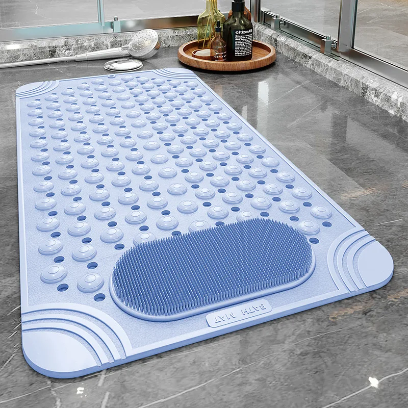 50*80CM Multi Purpose Luxury Anti-Slip Bath Mat with Suction Cups - Hotel Quality Shower Mat for a Non-Slip Experience