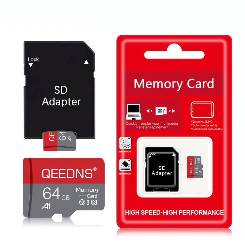 Flash-Speicher karte 8GB 16GB 32GB Klasse 10 UHS-I Hochgeschwindigkeits-Micro-TF-SD-Karte 64GB 128GB 256GB 512GB V10 Mini-SD-TF-Karte für Telefon