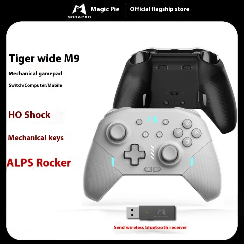 2024new Mobapad Huben M9 Bluetooth Gamepad Wireless Game Controller For Nintendo Switch Pc Android Ios Phone Joystick Gamepads