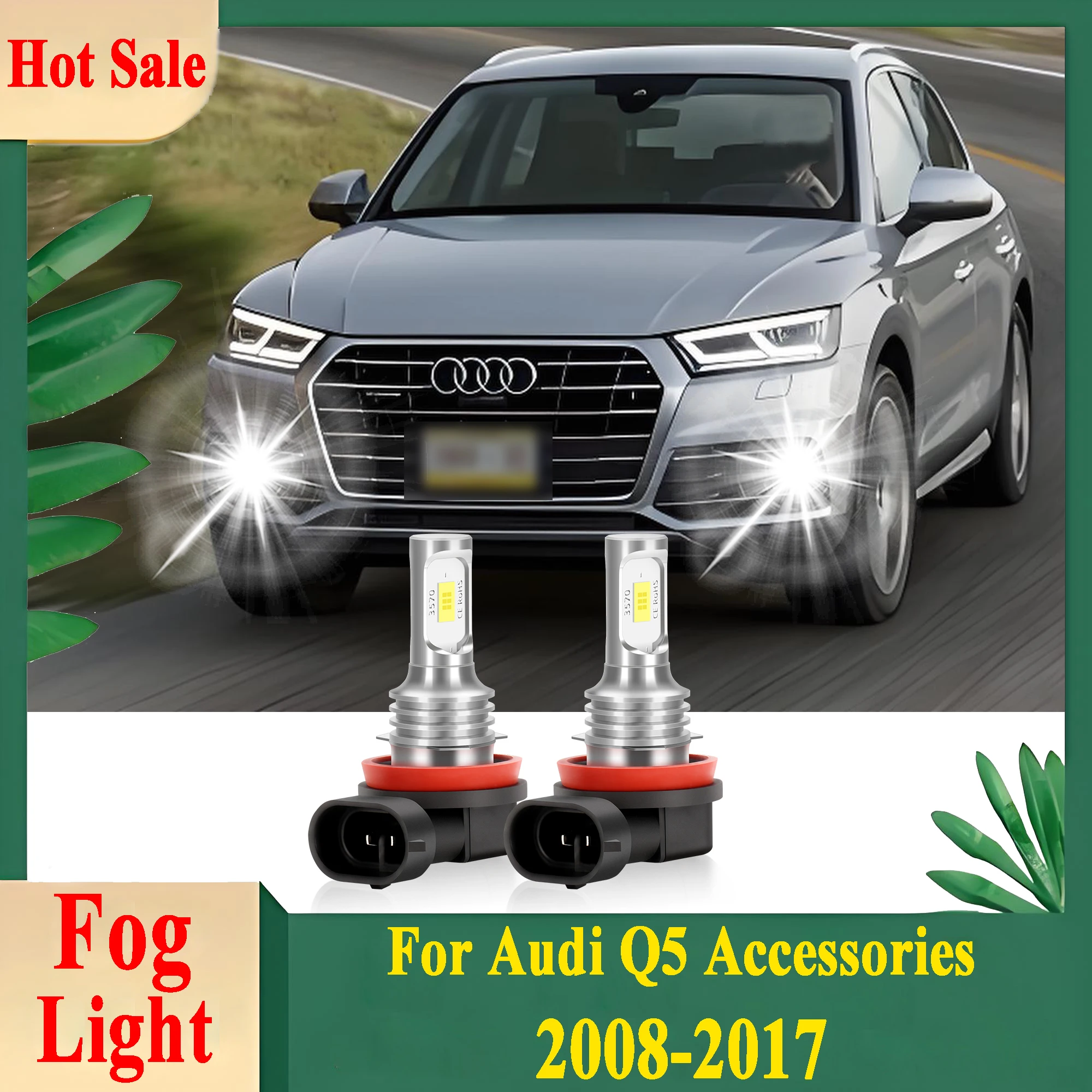 2PCS H11 Led Fog Li…