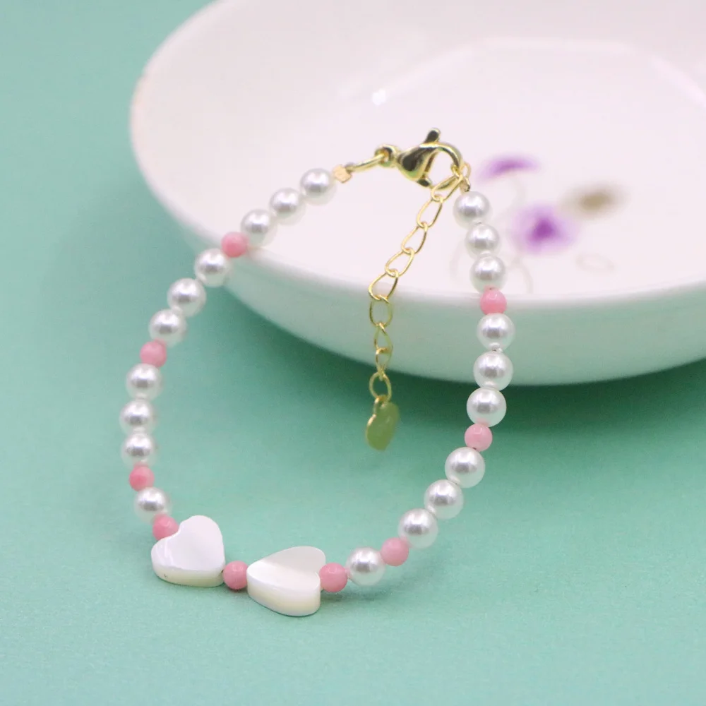 Elegante Pulsera de Perlas para Bebé, Diseño Exclusivo de Alta Gama, Regalo para Niña de Un Año, Joyería para Bautizo, Venta al Por Mayor del Fabricante