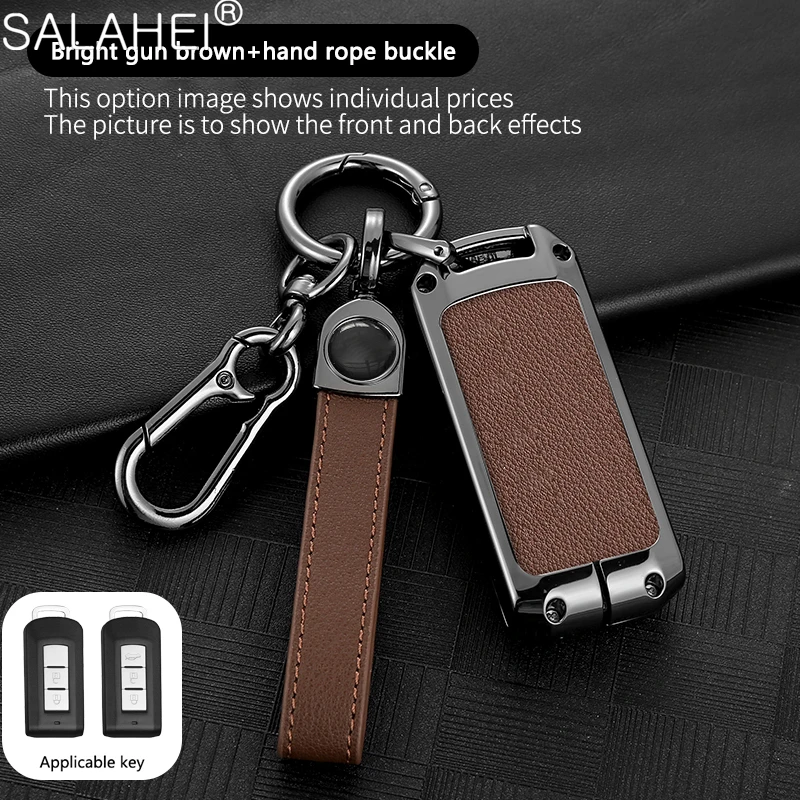 Accessory 3 Buttons Key Cover For Mitsubishi Xpander Outlander ASX Pajero Eclipse Cross Montero Remote Car Key Case Cover Shell