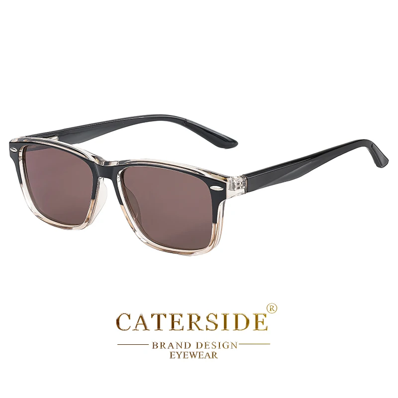 CATERSIDE Neue Polarisierte Sonnenbrille für Herren TR90 Quadratisch Ultraleicht Modische Sonnenbrille für Damen Marken-Fahrbrille Party-Brille Geschenkset – Detail 14